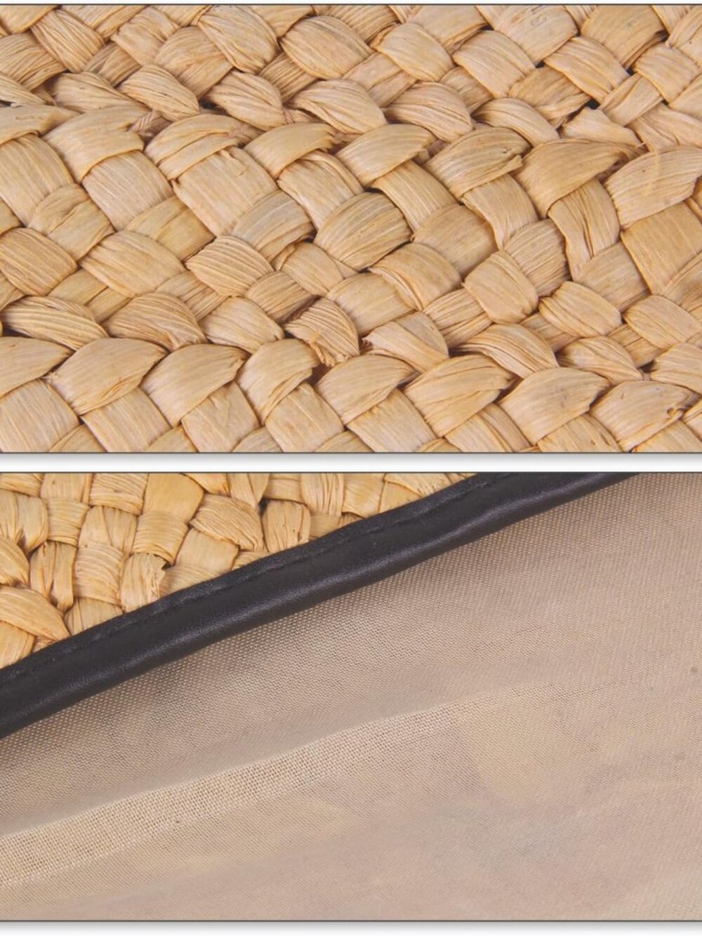 Straw Clutch Purses for Women Summer Beach Bags Envelope Woven Clutch Handbags - Picture 7 of 9
